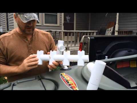 Kayak Fishing Pole Holder - YouTube