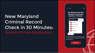 Get Your New Maryland Criminal Record Check Online in 30 Minutes | Canada Background Check