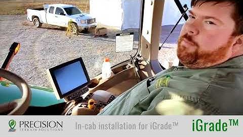 In-cab installation for iGrade™ & Outside installation for iGrade™