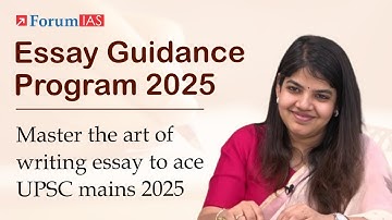 Master UPSC Essay Writing with Essay Guidance Program (EGP) 2025 | ForumIAS