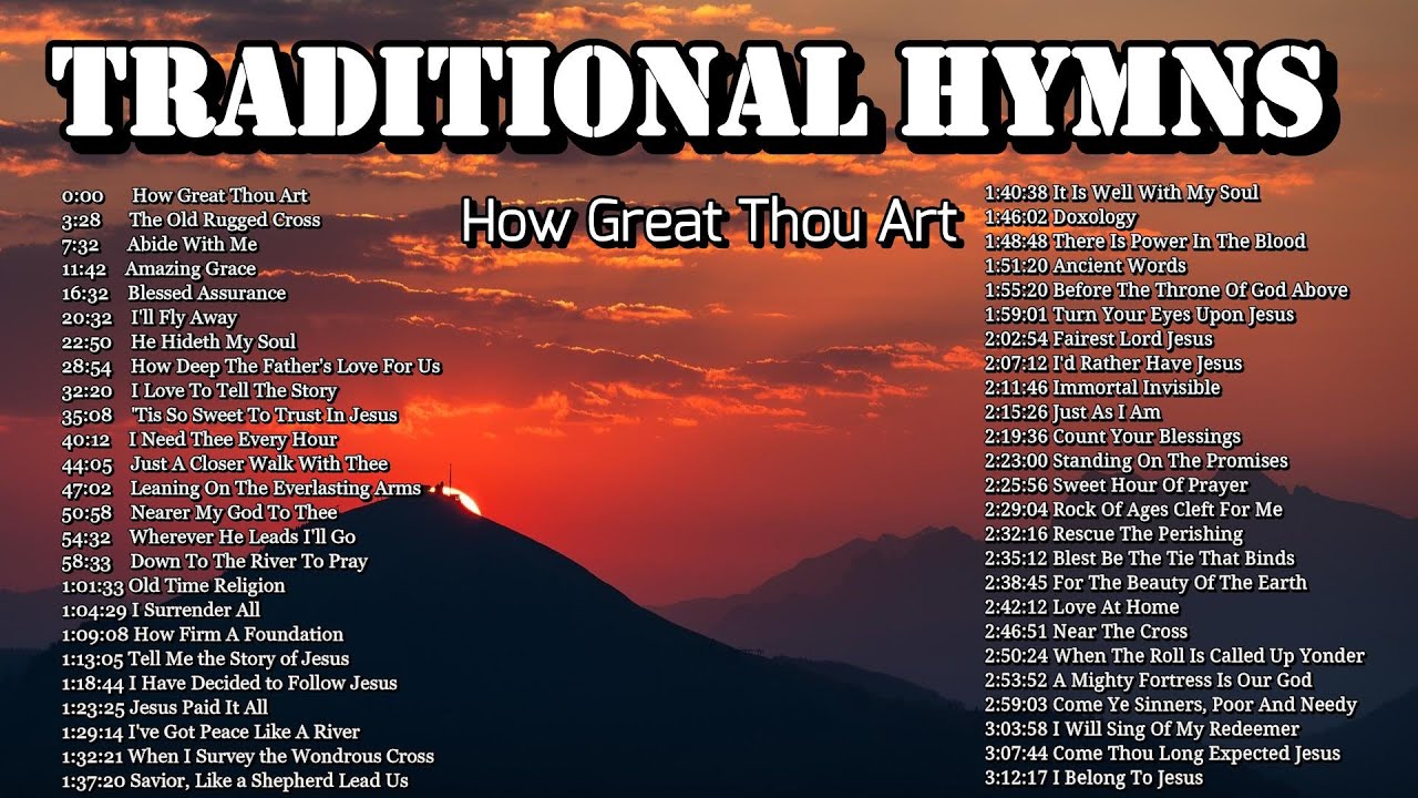 Traditional Hymns / How Great Thou Art / The Old Rugged Cross/ Abide With Me / Amazing Grace, more..