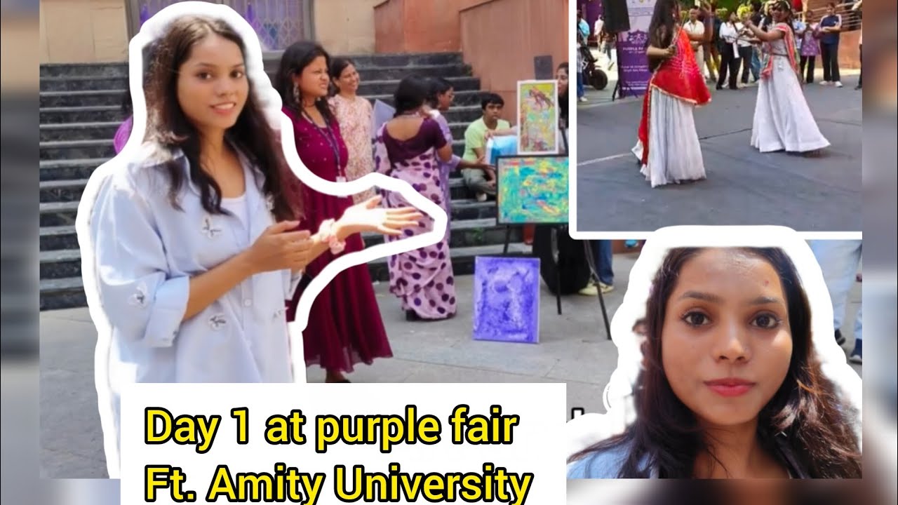 Day 1 at Purple fair 2025 Ft. Amity University.