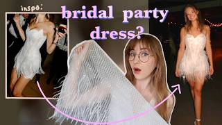 Sewing a Custom Bridal "after-party" Dress | wedding saga ep.1