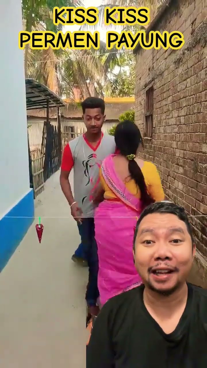 KISS KISS AMBIL PERMEN PAYUNG!!!!? #funny #comedy #love #shortvideo #funnyshorts
