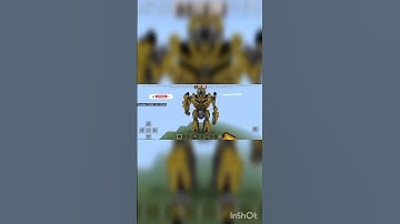 I Built Huge Sweet Bumblebee Transformer In Minecraft PE |#viral#trending#minecraft #bumblebee#trend