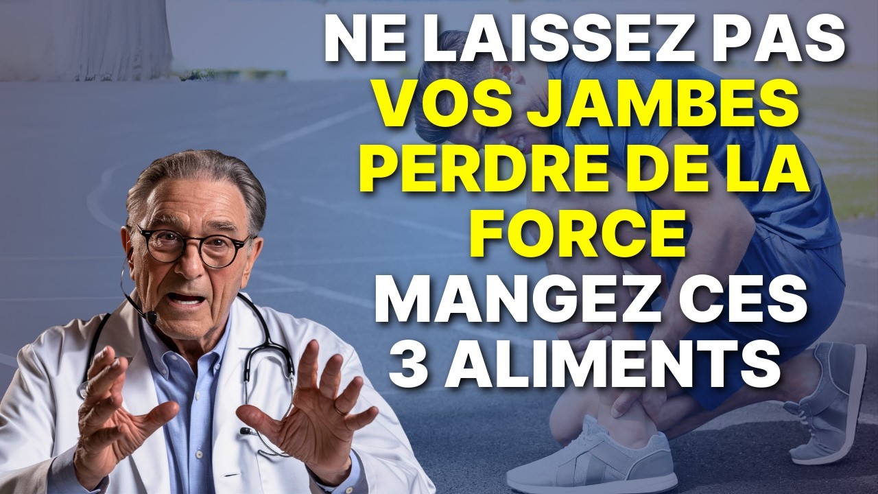 Les jambes sont la première partie du corps à s'affaiblir : Renforcez-les avec ces 3 aliments