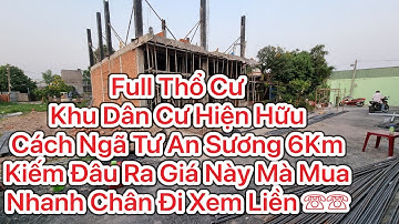 Bán 2 lô đất huyện Hóc Môn full thổ cư liền kề khu dân cư hiện hữu giá hấp dẫn quá