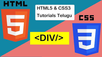 DIV TAG IN HTML TELUGU WEB TUTORIAL | BOX TAG| HTML5 AND CSS3 TUTORIALS IN TELUGU | TODAY TECH TOPIC