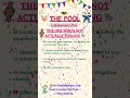 "Fools in Shakespeare's Plays" #learnenglish #booktok #exampreparation #studywithme