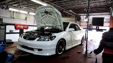 Precision Auto Canada dyno tuning session Civic EM2 k24/K20