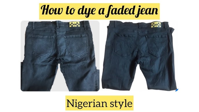 Bring Your Jeans Back To Life In 4 Minutes! (How To Dye Your Jeans) 
