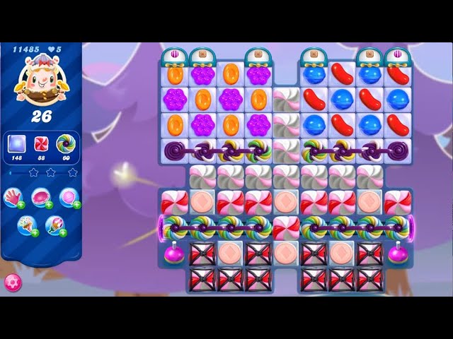 CANDY様オーダーページ Candy Crush Saga Level 11485 No Boosters - YouTube
