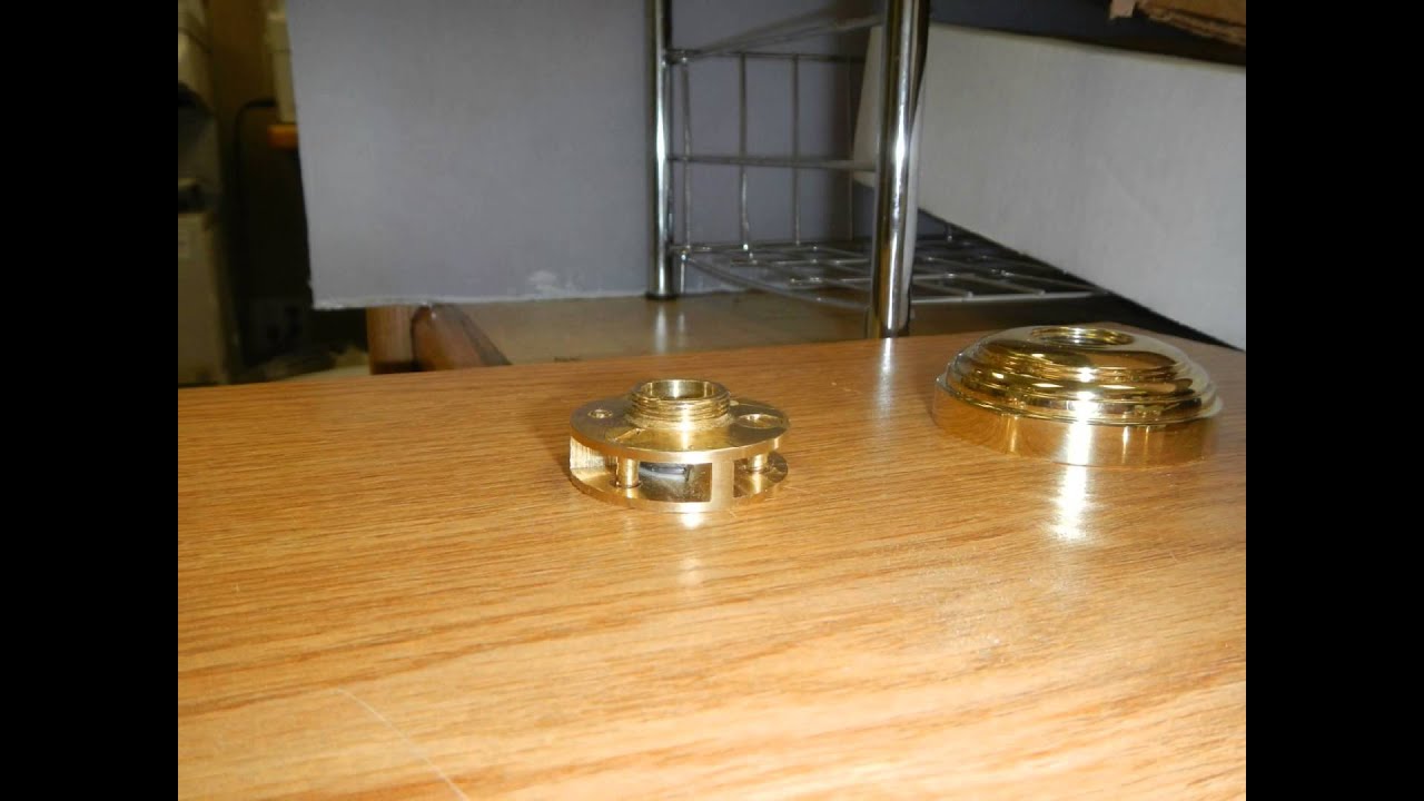 Custom - Spindle Spring assist for Baldwin Knob - YouTube