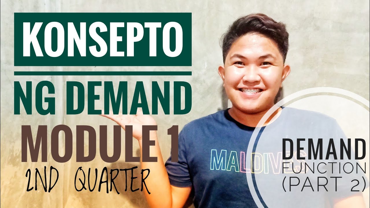 KONSEPTO NG DEMAND | Demand Function (Computation) - YouTube