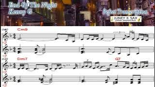 End of the night (Kenny G) - Tenor Saxophone Perfect Transcription