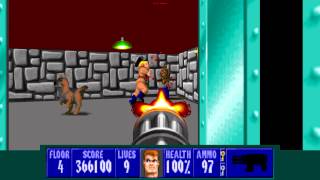 Wolfenstein 3D TC for ZDoom - E5L4 - All Secrets - I Am a Death Incarnate