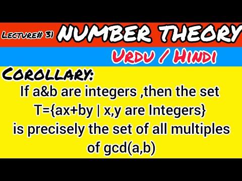 (NUMBER THEORY) Lecture