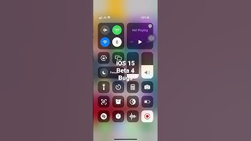 #iOS15 Beta 4 #Bugs, Notification centre not working when using any App.