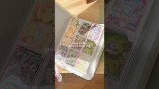 pokémon binder ft. the michi method 🍀🌷🌸 #pokemon #pokemoncards #bindercollection #cuteaesthetic
