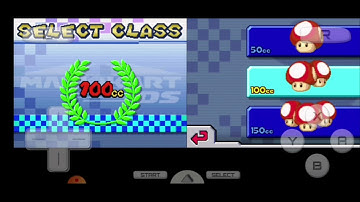 Mario Kart DS in android (DraStic emulator) gameplay