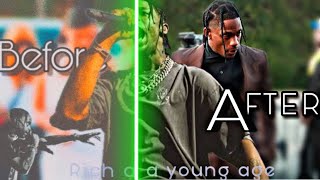 Travis Scott's beginnings became a young success until now   #Travis Scott