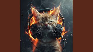 Feline Flame Harmony