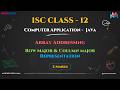 ISC Class 12 Computer Applications | Row Major &amp; Column Major Representation | Array Addressing Java