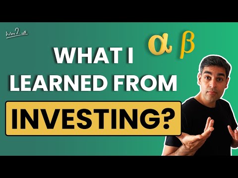 Real-life lessons I learnt from Stock Investing