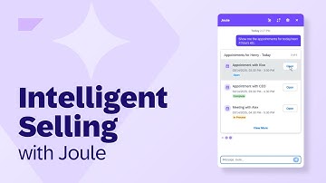 Intelligent Selling with Joule and Joule Agents | Demo