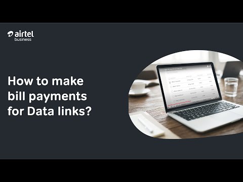 How to make bill payments for Data links