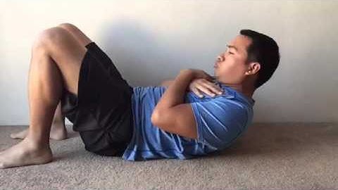 Partial curl and crunch | RecoverMeApp.com