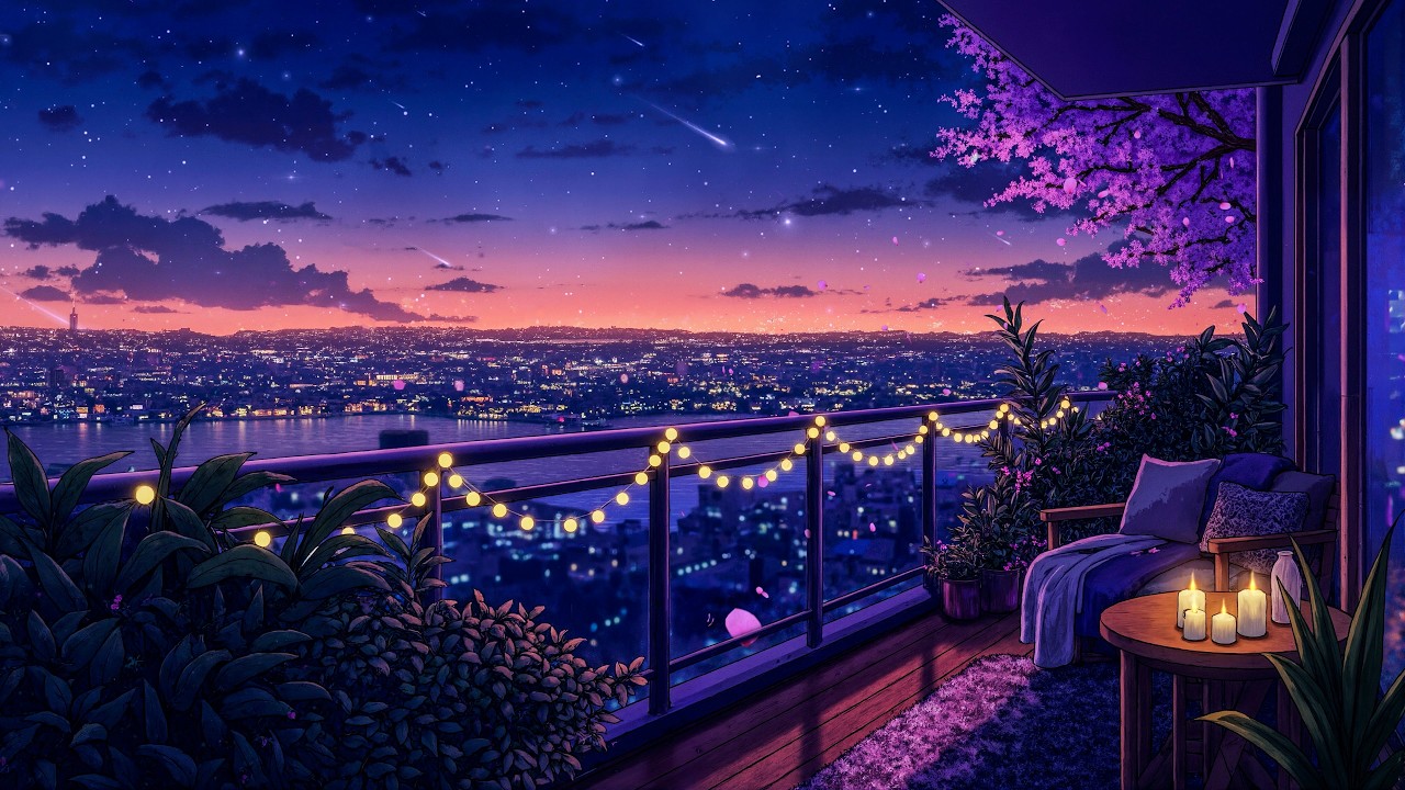 Late Night Balcony Vibes 🌃 Balcony Tone Lofi 🌃 Night Lofi Songs To Make You Calm Down And Relax