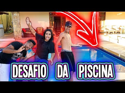 DESAFIO DA PISCINA COM OS MENINOS !!!