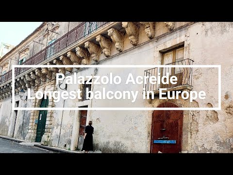 Sicilian Towns | Palazzolo Acreide - Europes longest balcony, perhaps in the world