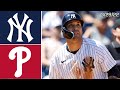 New York Yankees Vs. Philadelphia Phillies | Spring Training Highlights | 3/29/22