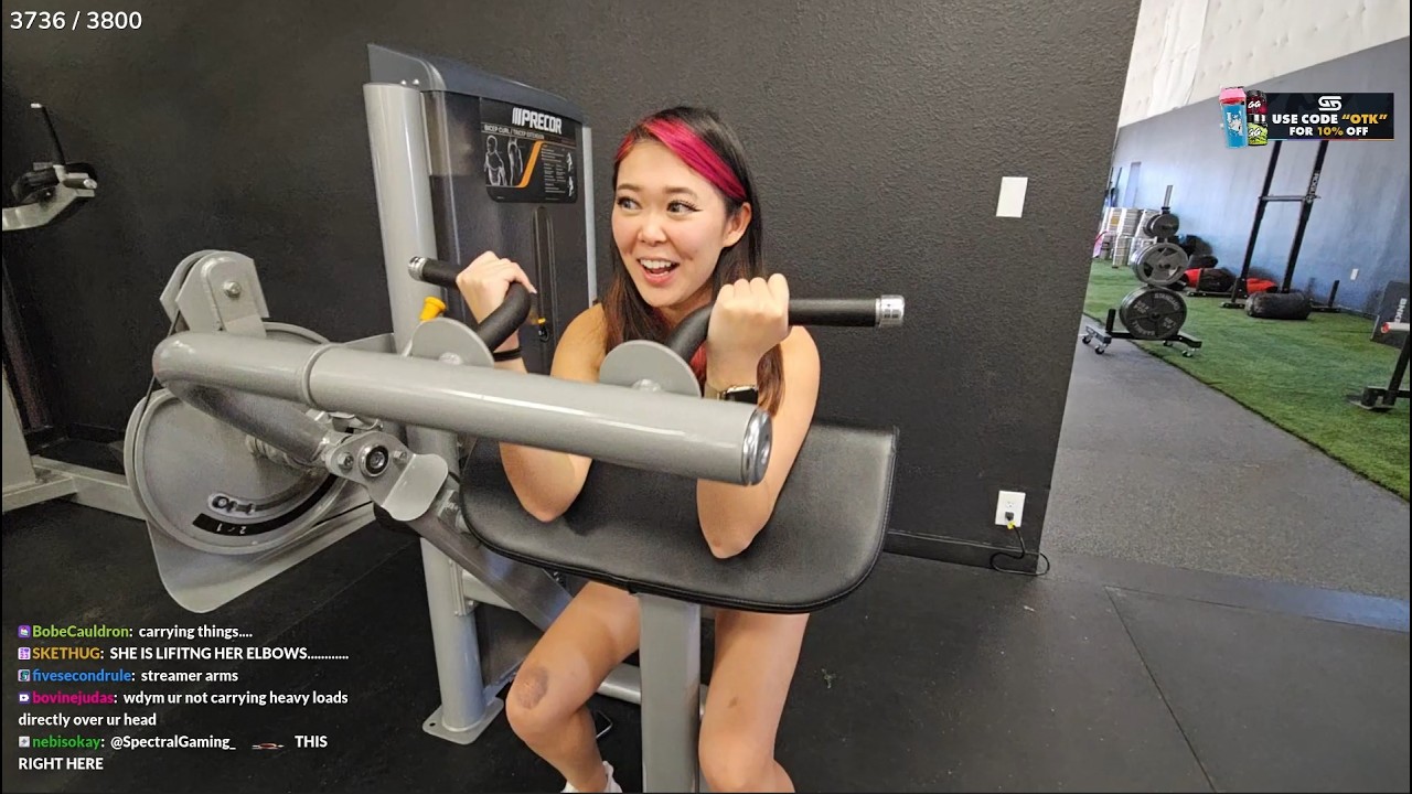 [01-27-24] ExtraEmily - 30 DAYS GROWING THE GYATT W⁄ @KNUT 💪 DAY 8 💪 ...