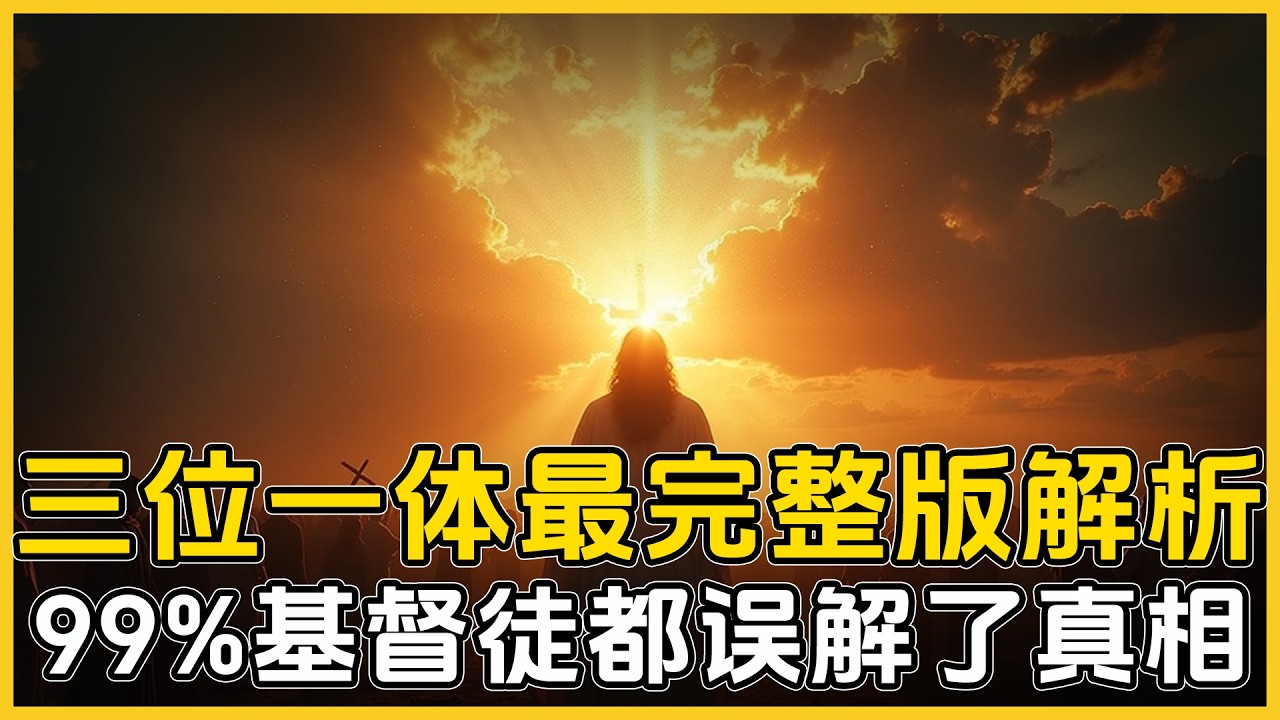 一口气看完，三位一体，最完整版解读，99，基督徒误解了三位一体，这支影片告诉你真相