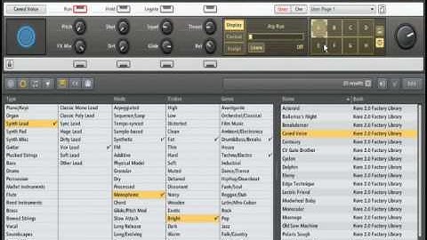 Native Instruments - Kore 2 - Tutorial - Finding Sounds Quickly (Part 2 of 6)