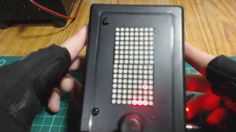 Arduino Pong Matrices LEDs 8×8 Gameplay