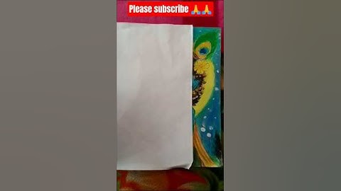LITTLE KRISHNA JI DRAWING 💗👀 Krishna drawing Unique #janmashtami #art #krishna #experiment #trend