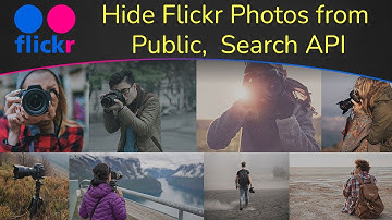 How to hide your Flickr photos from public or search API?