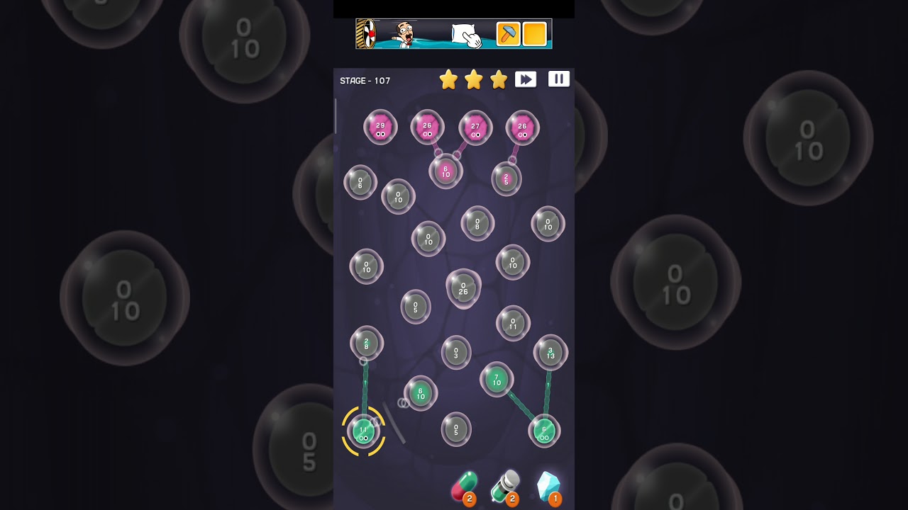 CELL EXPANSION WARS - STAGE 107 ⭐⭐⭐ (WALKTHROUGH)