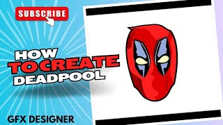 Deadpool  Vector Design in CIRELDRAW #vector #coreldraw #design #graphicdesign #designtips #viral