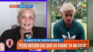 Carmen Barbieri tras el anuncio de Fede Bal: 