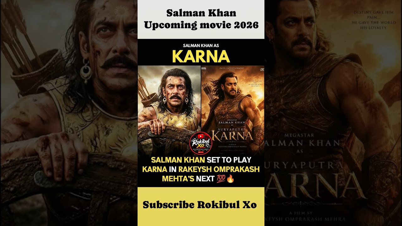 🔥 SALMAN KHAN AS KARNA? 😱 | Bollywood latest movie update 2026#shorts #bollywood #salmankhan