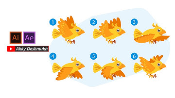 After effects tutorials | Bird fly animation | Akky Deshmukh