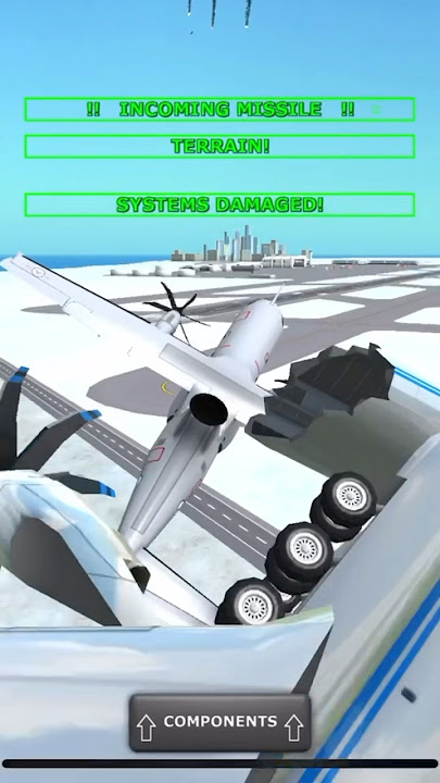 E-42’s radar collides with Turbo Lines C-400 #turbopropflightsimulator #tfs #shorts #gaming #crash