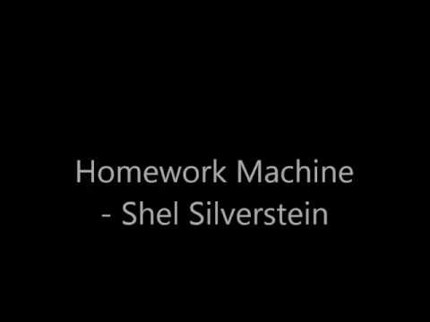 Homework machine shel silverstein