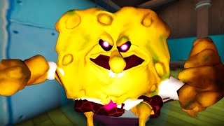 BOB ESPONJA PERO MUCHO MÁS MUSCULOSO Y ENFADADO - 4 Juegos de Terror