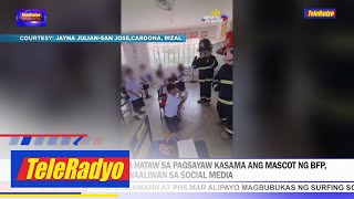 Kinaaliwan ang Grade 2 pupil na nakipag-showdown sa mascot ng BFP | TeleRadyo Balita (10 April 2022) screenshot 5
